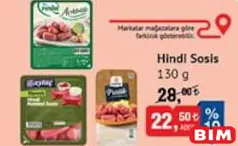 HİNDİ SOSİS 130 G